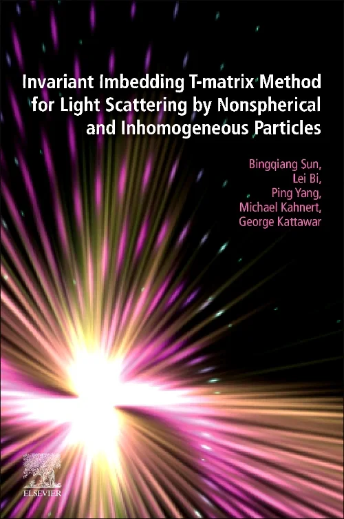 Coperta cărții "Invariant Imbedding T-matrix Method for Light Scattering by Nonspherical and Inhomogeneous Particles" de autor necunoscut