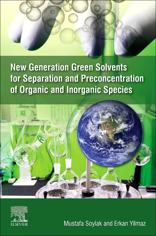 Coperta cărții "New Generation Green Solvents for Separation and Preconcentration of Organic and Inorganic Species" de autor necunoscut