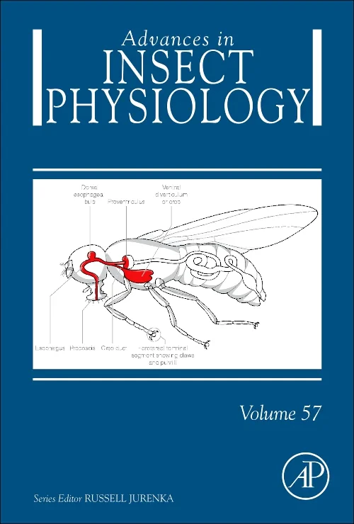 Coperta cărții "Advances in Insect Physiology" de autor necunoscut