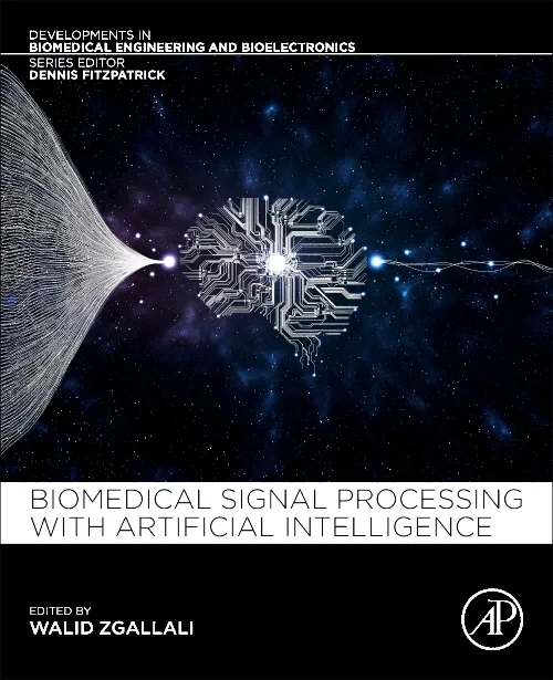Coperta cărții "Biomedical Signal Processing and Artificial Intelligence in Healthcare" de autor necunoscut