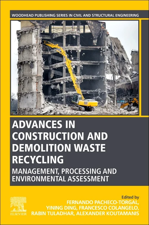Coperta cărții "Advances in Construction and Demolition Waste Recycling" de autor necunoscut