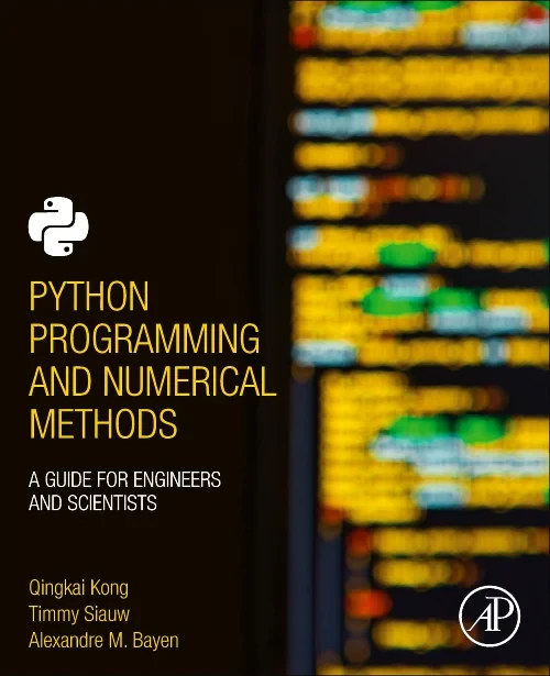 Coperta cărții "Python Programming and Numerical Methods" de autor necunoscut