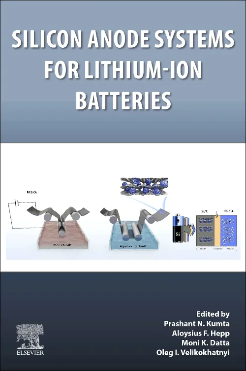 Coperta cărții "Silicon Anode Systems for Lithium-Ion Batteries" de autor necunoscut