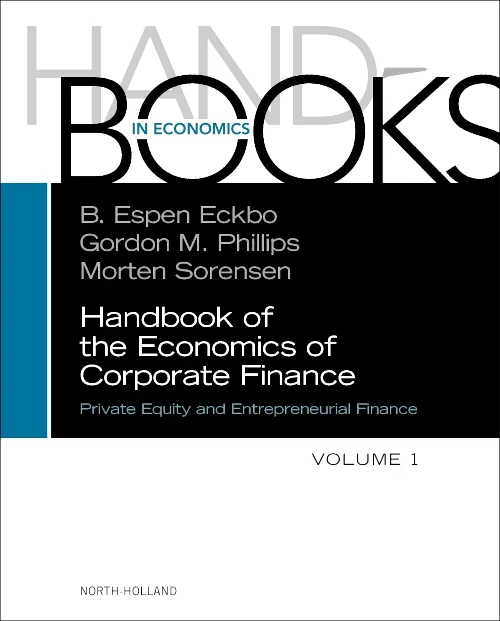 Coperta cărții "Handbook of the Economics of Corporate Finance" de autor necunoscut