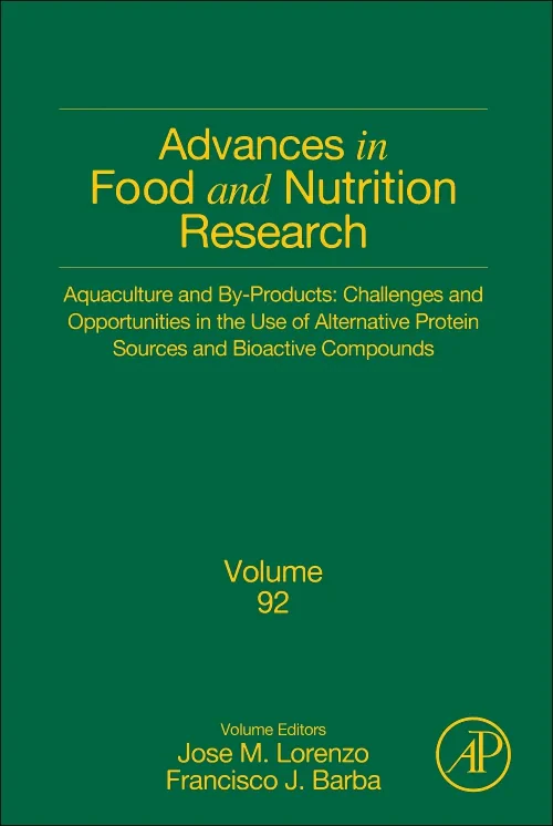 Coperta cărții "Aquaculture and By-Products: Challenges and Opportunities in the Use of Alternative Protein Sources and Bioactive Compounds" de autor necunoscut
