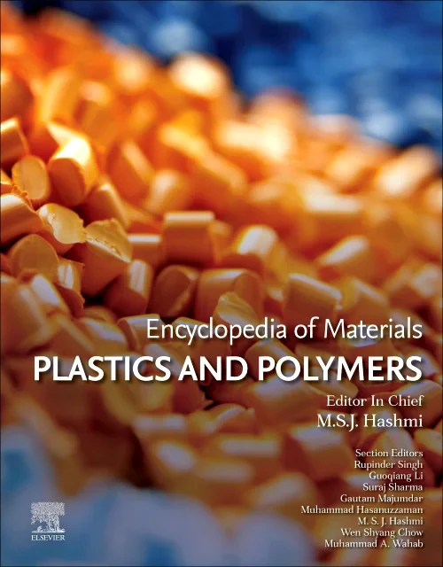 Coperta cărții "Encyclopedia of Materials: Plastics and Polymers" de autor necunoscut