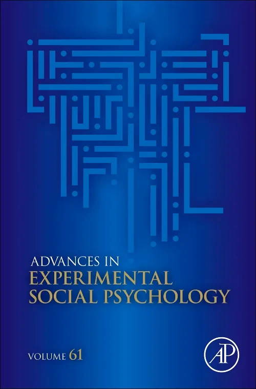 Coperta cărții "Advances in Experimental Social Psychology" de autor necunoscut