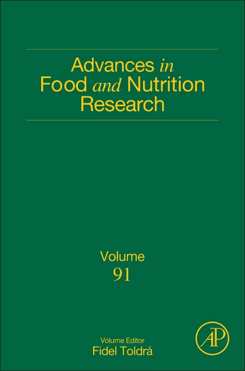 Coperta cărții "Advances in Food and Nutrition Research" de autor necunoscut