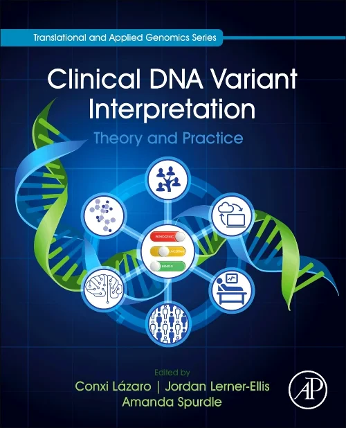 Coperta cărții "Clinical DNA Variant Interpretation" de autor necunoscut