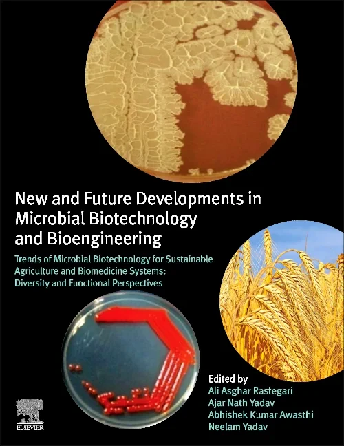 Coperta cărții "New and Future Developments in Microbial Biotechnology and Bioengineering" de autor necunoscut