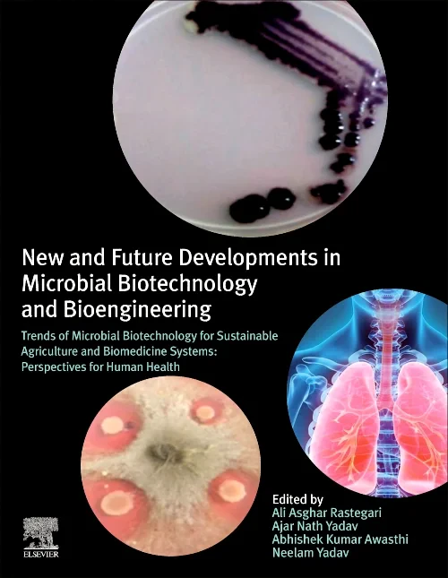 Coperta cărții "New and Future Developments in Microbial Biotechnology and Bioengineering" de autor necunoscut