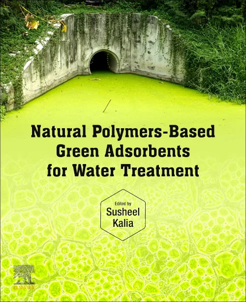 Coperta cărții "Natural Polymers–Based Green Adsorbents for Water Treatment" de autor necunoscut