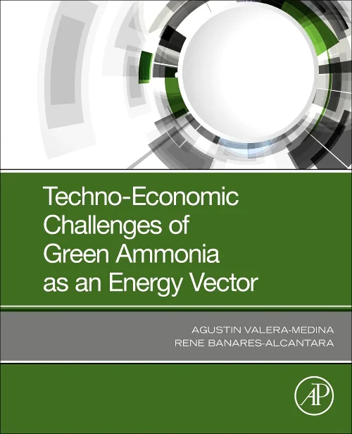 Coperta cărții "Techno-Economic Challenges of Green Ammonia as an Energy Vector" de autor necunoscut
