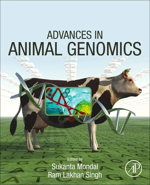 Coperta cărții "Advances in Animal Genomics" de autor necunoscut