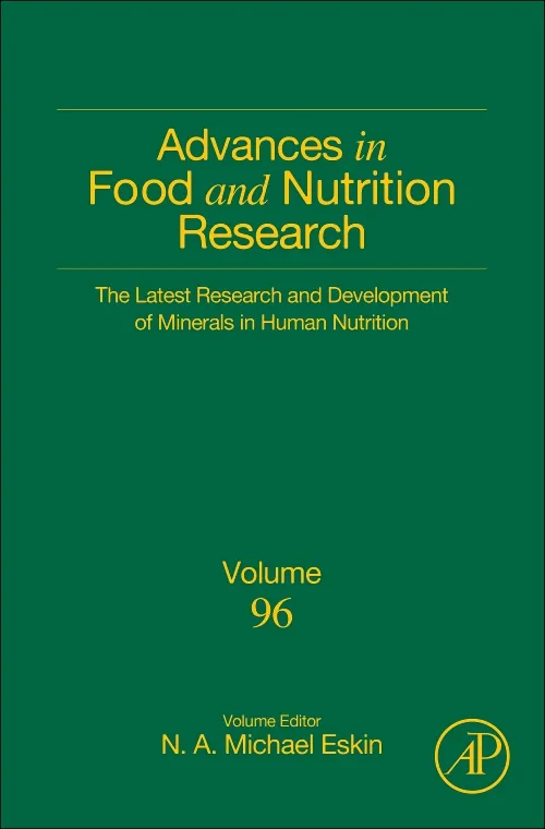 Coperta cărții "The Latest Research and Development of Minerals in Human Nutrition" de autor necunoscut