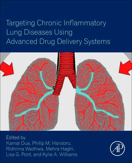 Coperta cărții "Targeting Chronic Inflammatory Lung Diseases Using Advanced Drug Delivery Systems" de autor necunoscut