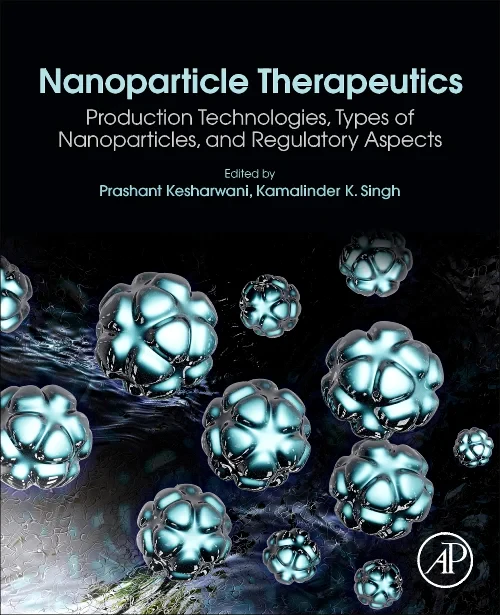 Coperta cărții "Nanoparticle Therapeutics" de autor necunoscut