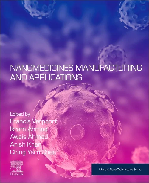 Coperta cărții "Nanomedicine Manufacturing and Applications" de autor necunoscut