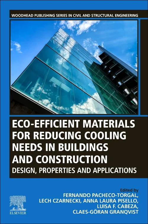 Coperta cărții "Eco-efficient Materials for Reducing Cooling Needs in Buildings and Construction" de autor necunoscut