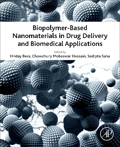Coperta cărții "Biopolymer-Based Nanomaterials in Drug Delivery and Biomedical Applications" de autor necunoscut