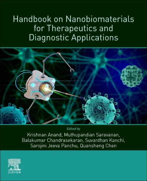 Coperta cărții "Handbook on Nanobiomaterials for Therapeutics and Diagnostic Applications" de autor necunoscut