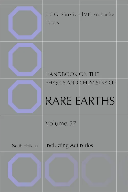 Coperta cărții "Handbook on the Physics and Chemistry of Rare Earths" de autor necunoscut