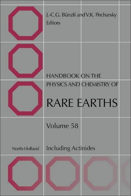 Coperta cărții "Handbook on the Physics and Chemistry of Rare Earths" de autor necunoscut