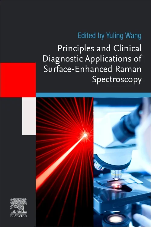 Coperta cărții "Principles and Clinical Diagnostic Applications of Surface-Enhanced Raman Spectroscopy" de autor necunoscut