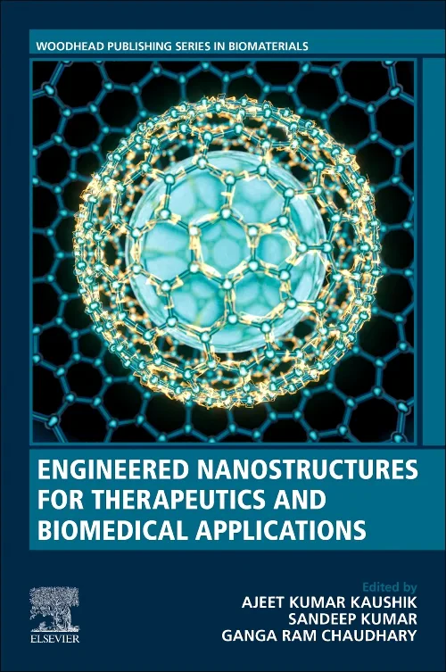 Coperta cărții "Engineered Nanostructures for Therapeutics and Biomedical Applications" de autor necunoscut