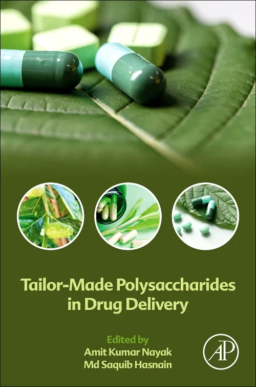 Coperta cărții "Tailor-Made Polysaccharides in Drug Delivery" de autor necunoscut