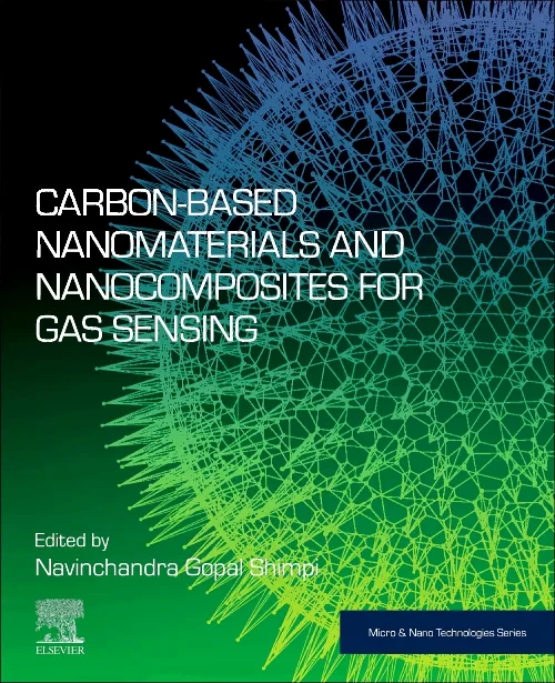 Coperta cărții "Carbon-Based Nanomaterials and Nanocomposites for Gas Sensing" de autor necunoscut