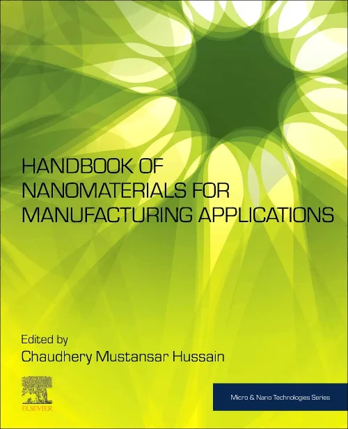 Coperta cărții "Handbook of Nanomaterials for Manufacturing Applications" de autor necunoscut
