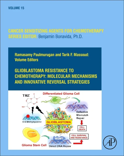 Coperta cărții "Glioblastoma Resistance to Chemotherapy: Molecular Mechanisms and Innovative Reversal Strategies" de autor necunoscut