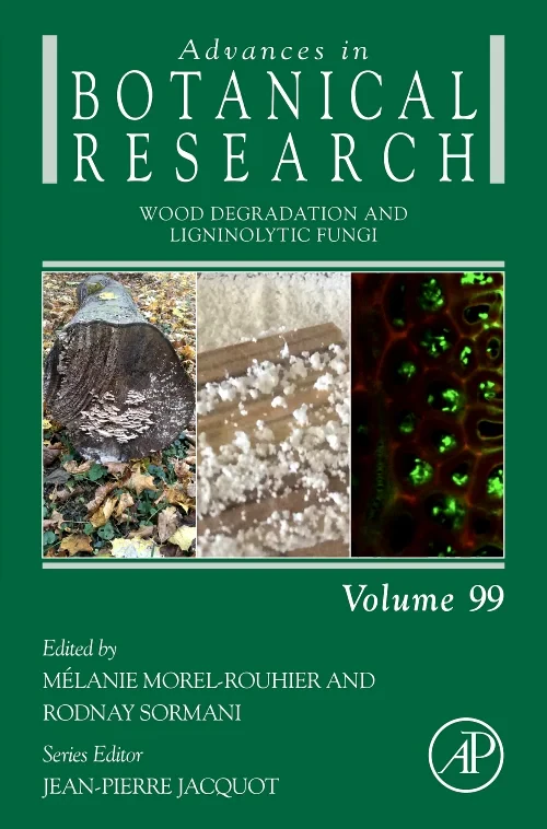 Coperta cărții "Wood Degradation and Ligninolytic Fungi" de autor necunoscut
