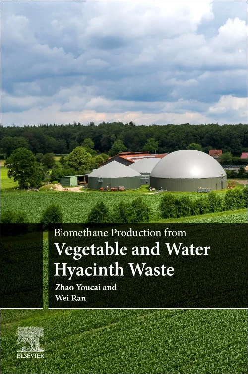 Coperta cărții "Biomethane Production from Vegetable and Water Hyacinth Waste" de autor necunoscut