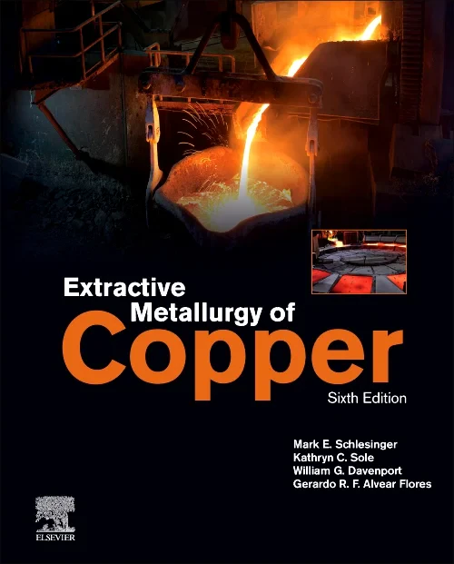 Coperta cărții "Extractive Metallurgy of Copper" de autor necunoscut