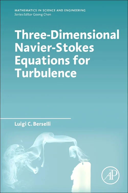 Coperta cărții "Three-Dimensional Navier-Stokes Equations for Turbulence" de autor necunoscut