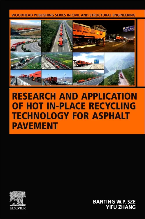 Coperta cărții "Research and Application of Hot In-Place Recycling Technology for Asphalt Pavement" de autor necunoscut