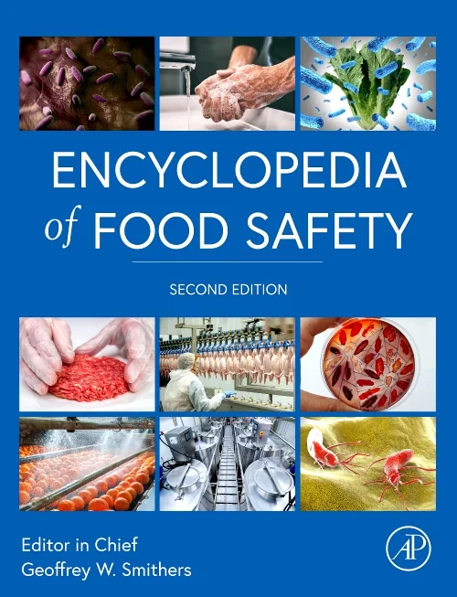 Coperta cărții "Encyclopedia of Food Safety" de autor necunoscut