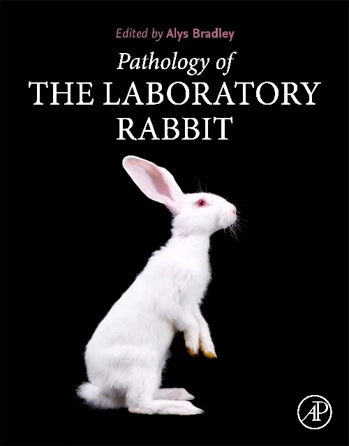 Coperta cărții "Pathology of the Laboratory Rabbit" de autor necunoscut