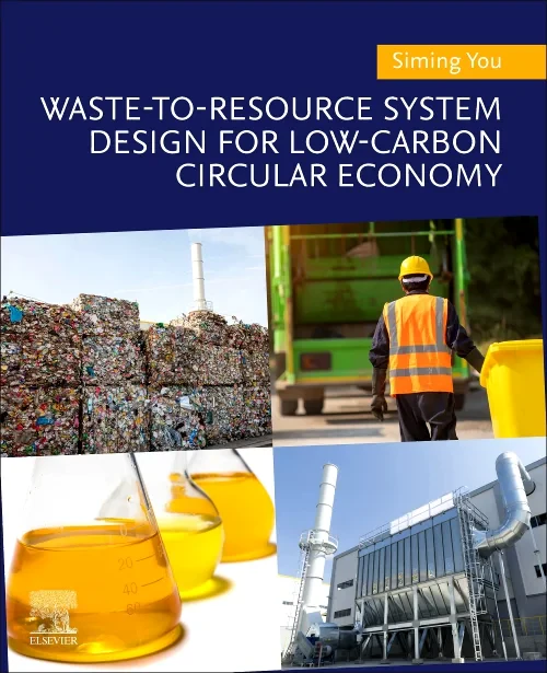 Coperta cărții "Waste-to-Resource System Design for Low-Carbon Circular Economy" de autor necunoscut