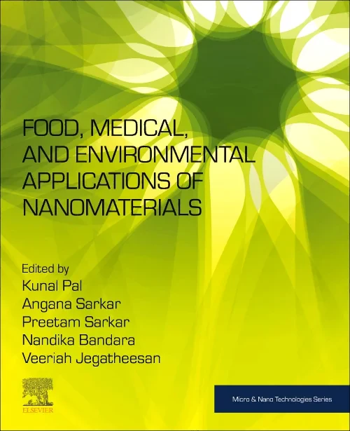 Coperta cărții "Food, Medical, and Environmental Applications of Nanomaterials" de autor necunoscut