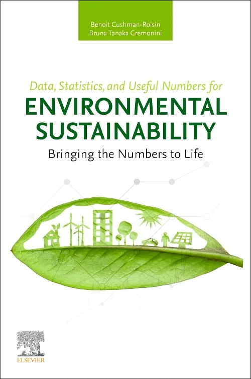 Coperta cărții "Data, Statistics, and Useful Numbers for Environmental Sustainability" de autor necunoscut