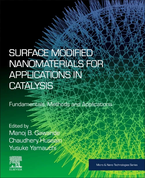 Coperta cărții "Surface Modified Nanomaterials for Applications in Catalysis" de autor necunoscut