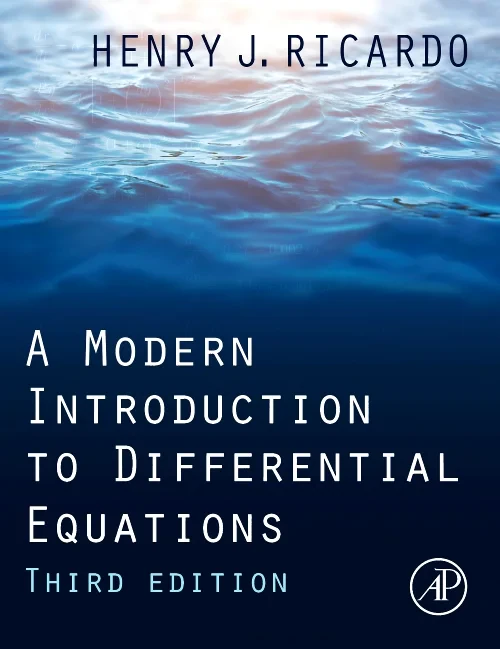 Coperta cărții "A Modern Introduction to Differential Equations" de autor necunoscut