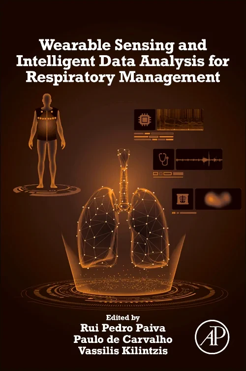 Coperta cărții "Wearable Sensing and Intelligent Data Analysis for Respiratory Management" de autor necunoscut