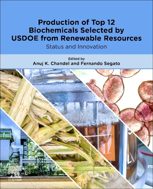 Coperta cărții "Production of Top 12 Biochemicals Selected by USDOE from Renewable Resources" de autor necunoscut