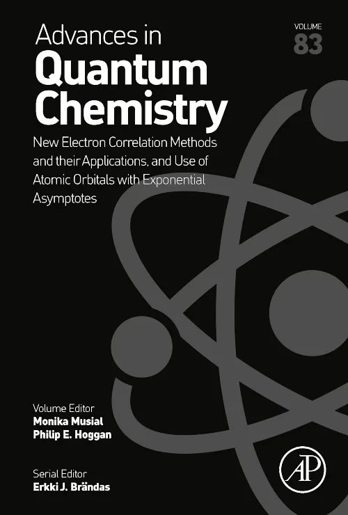 Coperta cărții "New Electron Correlation Methods and their Applications, and Use of Atomic Orbitals with Exponential Asymptotes" de autor necunoscut