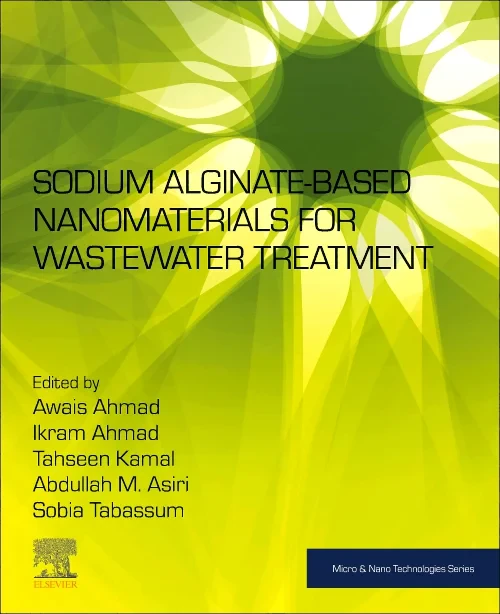 Coperta cărții "Sodium Alginate-Based Nanomaterials for Wastewater Treatment" de autor necunoscut