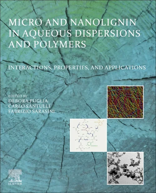 Coperta cărții "Micro and Nanolignin in Aqueous Dispersions and Polymers" de autor necunoscut